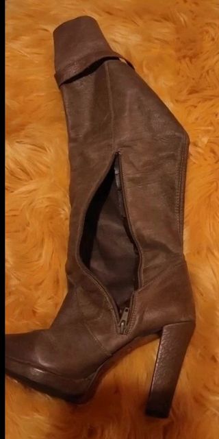 Botas piel Cuple camel 40
