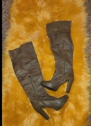 Botas piel Cuple camel 40