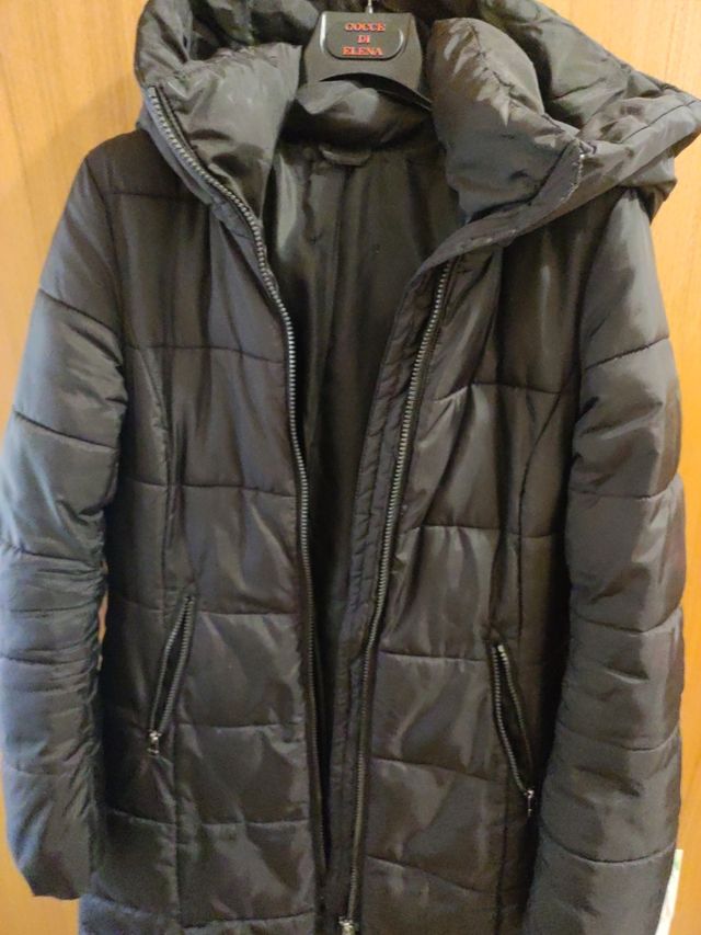 Piumino nero donna