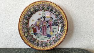 Plato porcelana Macao 