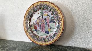 Plato porcelana Macao 