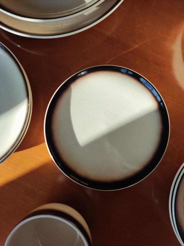 Vajilla antigua de loza