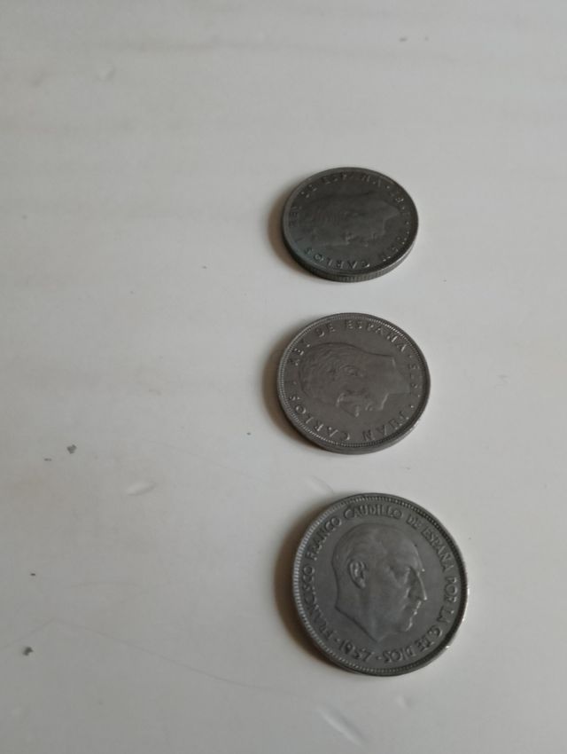 Lote de monedas de la pst