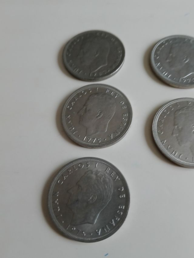 Lote de monedas de la pst