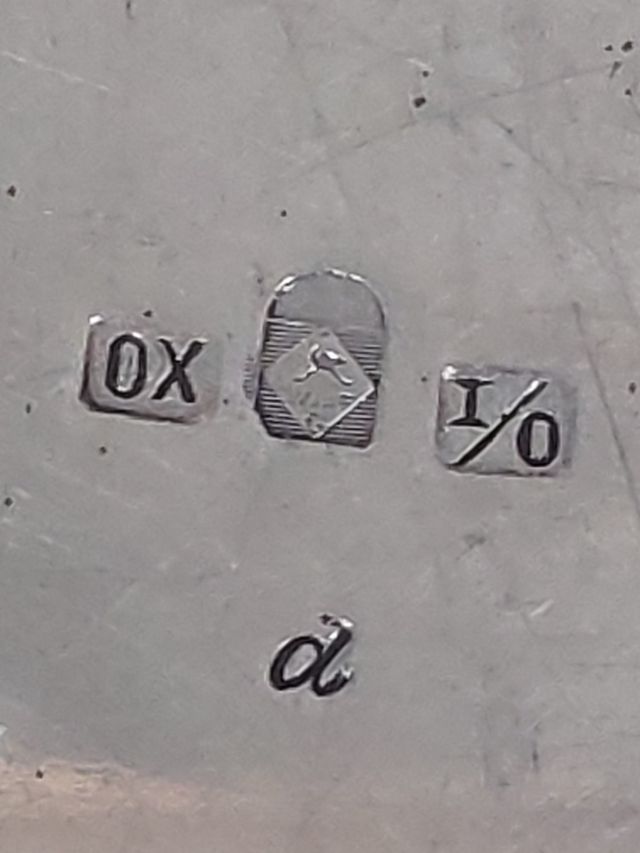 CAJA  JUEGO DE TOCADOR PLATEADO WMF Art Nouveau