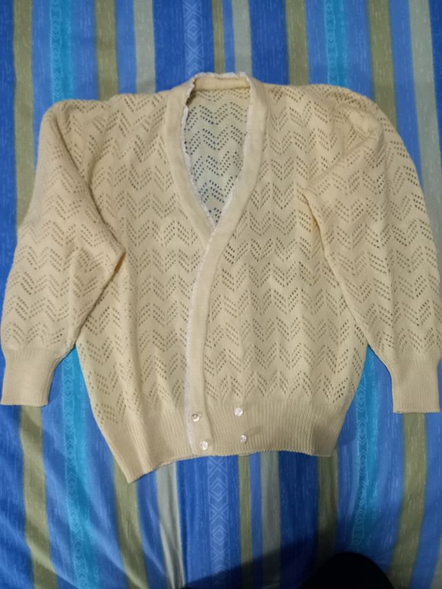 Cardigan sartoriale lana giallo