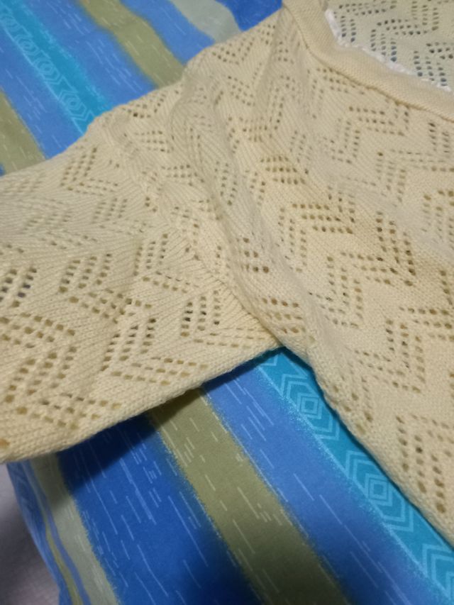 Cardigan sartoriale lana giallo