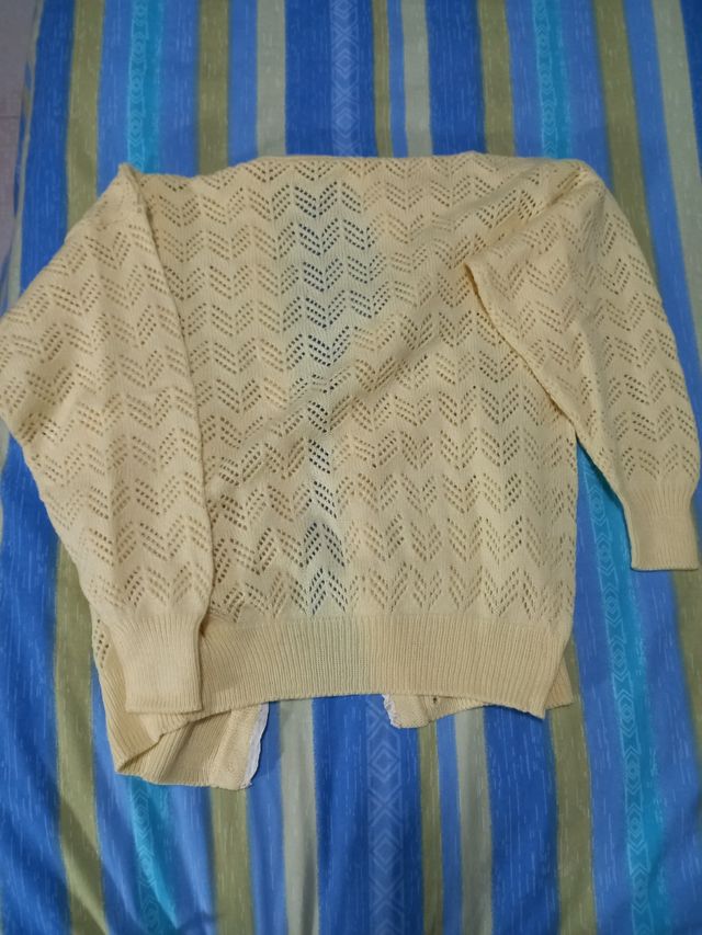 Cardigan sartoriale lana giallo