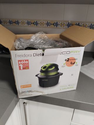 Freidora de aire Cecotec CECOFRY COMPACT PLUS 5L.