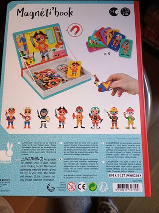 Libro magnético. Imanes. Nuevo