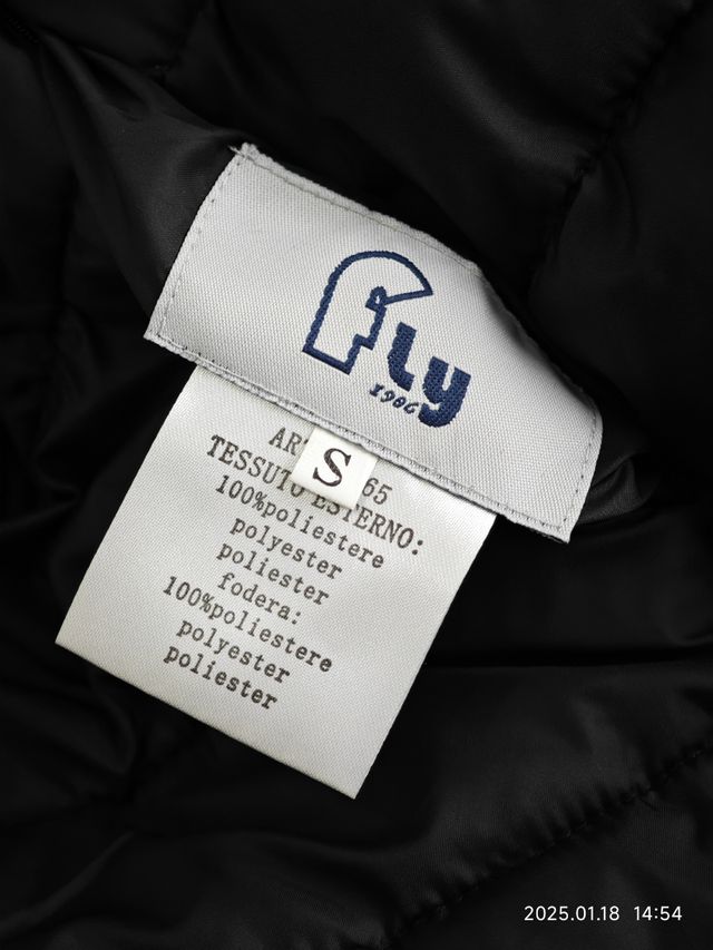 Eco Pelliccia/piumino corta doubleface maniche 3/4