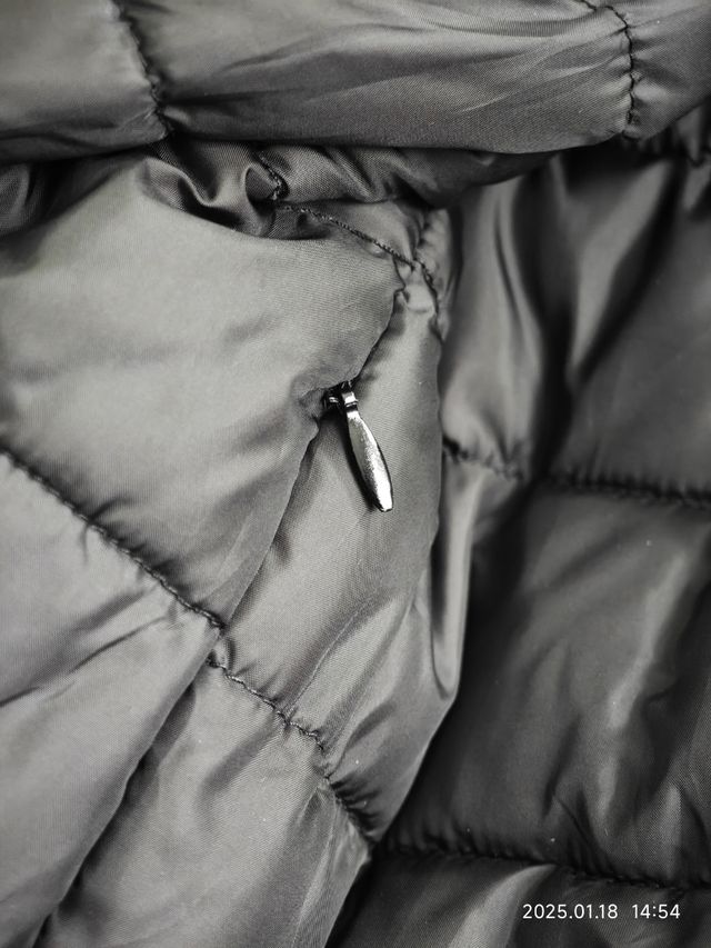 Eco Pelliccia/piumino corta doubleface maniche 3/4