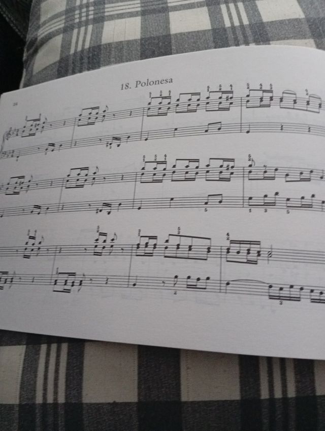 Cuaderno de Ana Magdalena Bach.