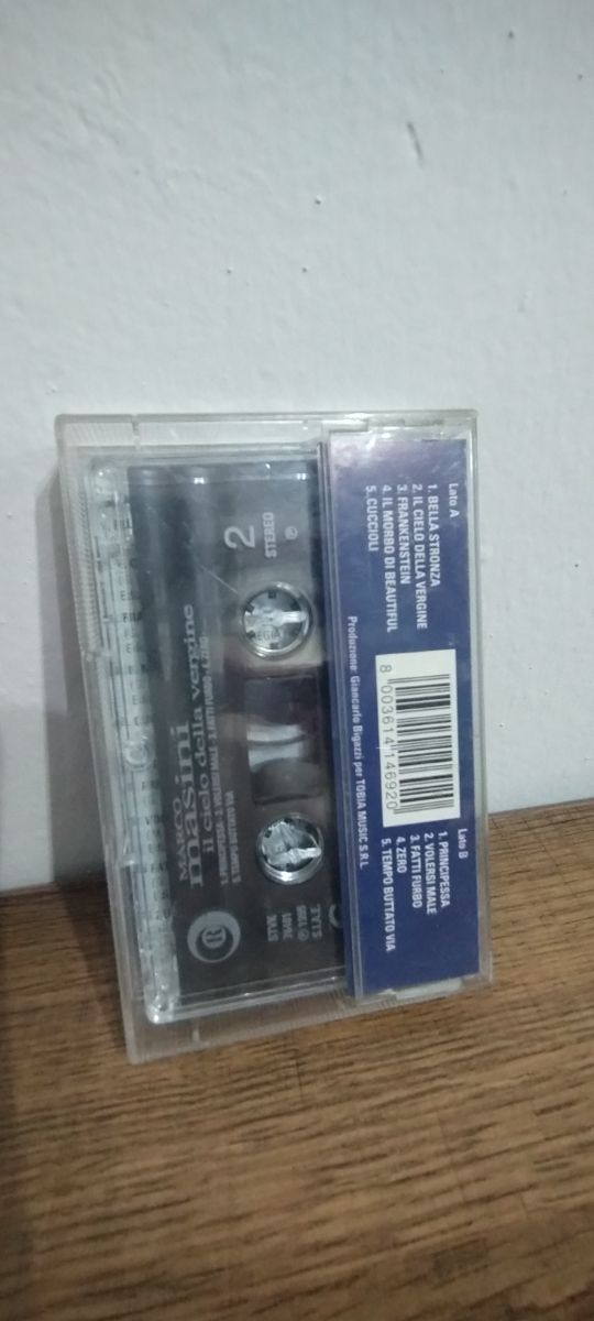 Marco Masini cassetta audio