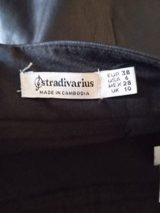 Falda tipo cuerro,forrada