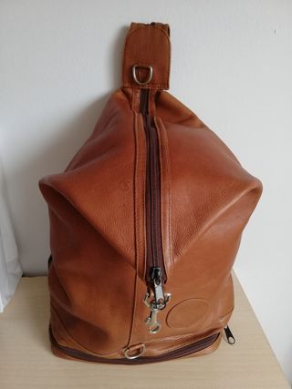 Bolso, mochila de piel