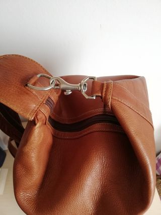 Bolso, mochila de piel