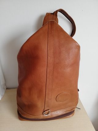 Bolso, mochila de piel