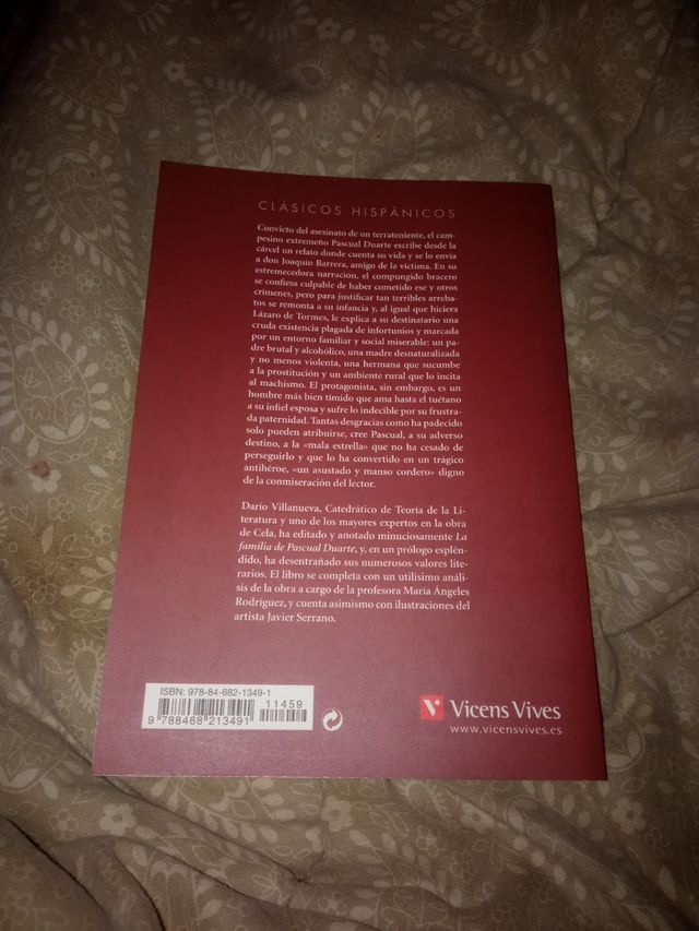 Libro la familia de Pascual Duarte