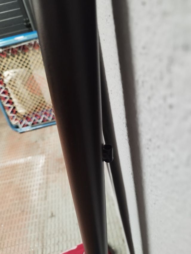 Cabecero forja y madera.