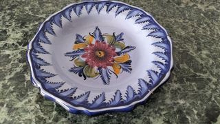 Plato de cerámica de Portugal 