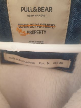 Cazadora tejana forrada