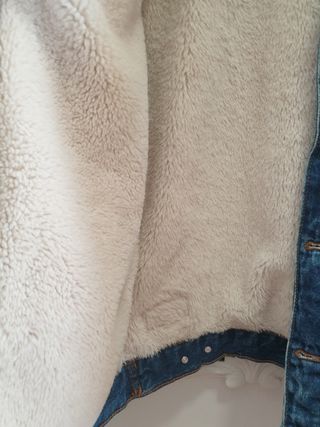 Cazadora tejana forrada