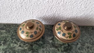Dos cuencos de latón vintage