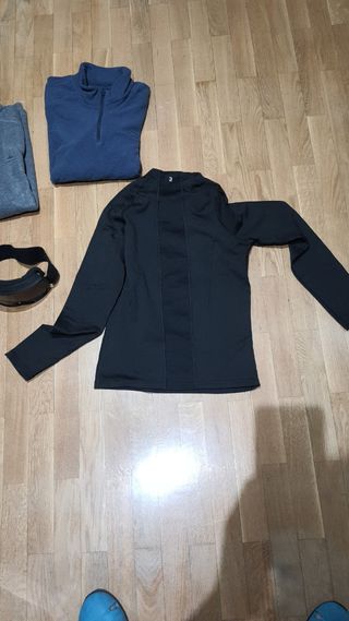 Ropa termica, polares, gorros.