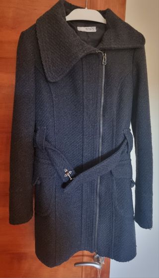 Abrigo Gris Zara Trafaluc 
