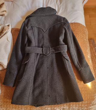 Abrigo Gris Zara Trafaluc 