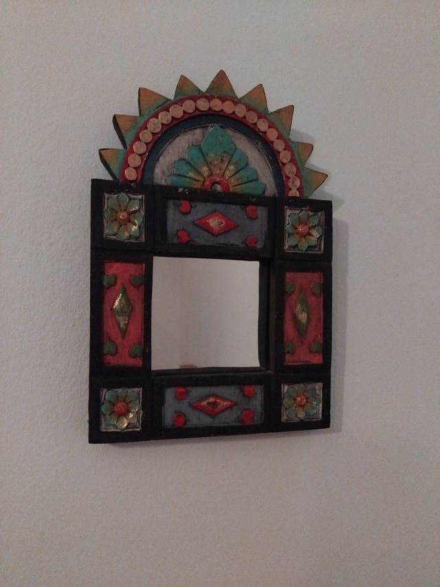 Marco de decoracion. Marroquie.Con espejito