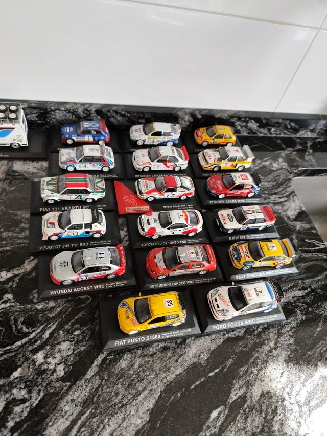 Coches colección rally