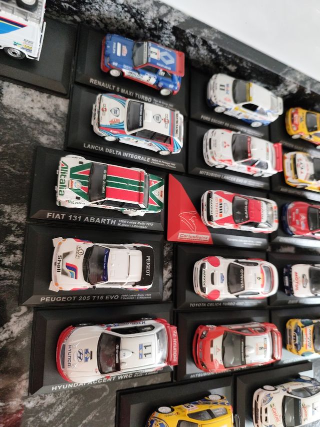 Coches colección rally