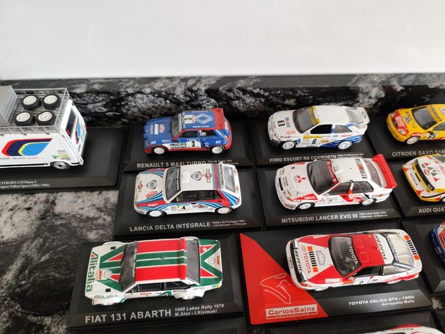 Coches colección rally