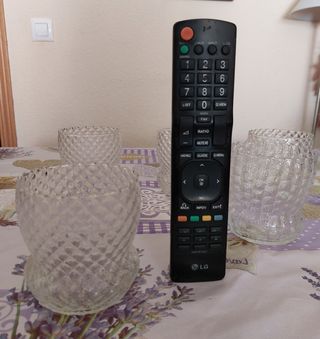 Juego de 5 vasos de cristal para tomar whisky