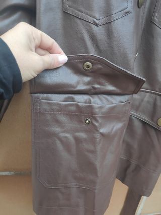 Chaqueta cinturon piel XS