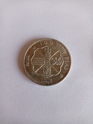 Monedas de 100 pesetas 1966. E.1967