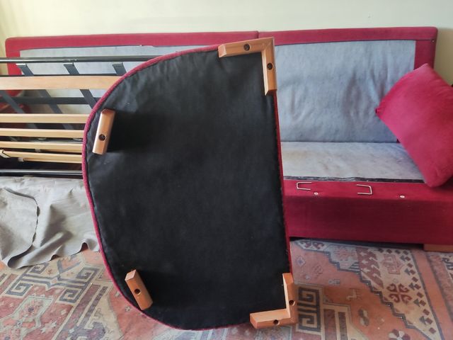 Sofá chaise longue cama para tapizar  colchón incl