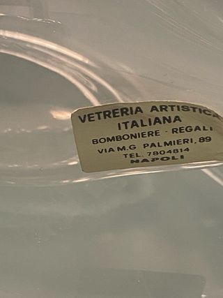 Cigno in vetro soffiato e oro 24k