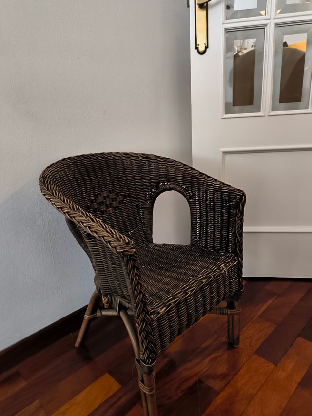 SILLÓN INFANTIL MIMBRE