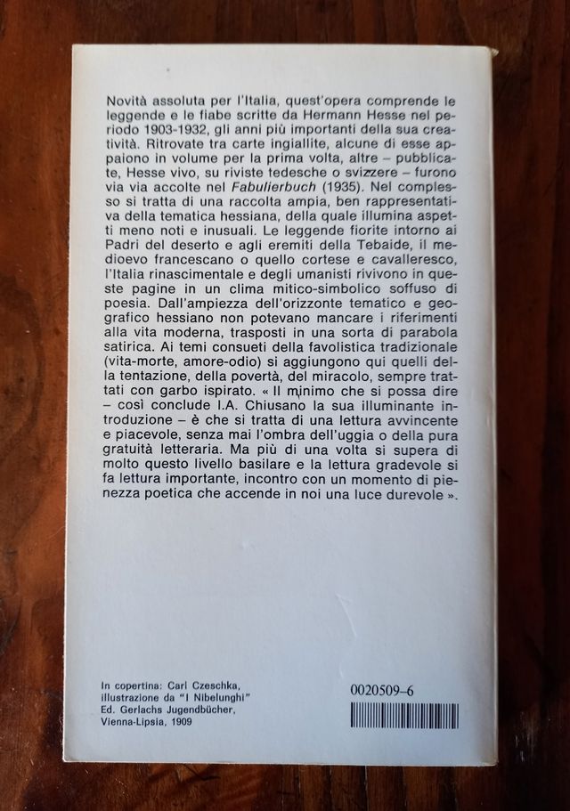 HERMANN HESSE LEGGENDE OSCAR MONDADORI