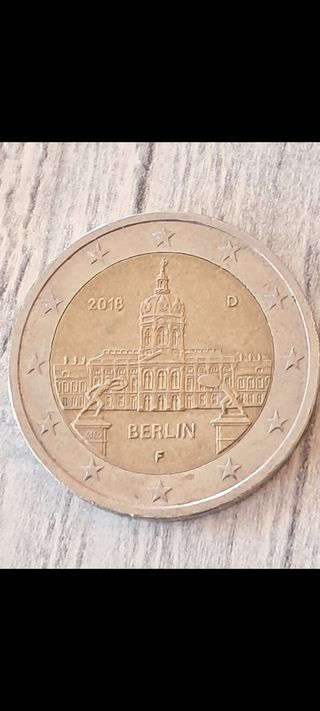 Moneda 2 euros Berlín 2018 F/D
