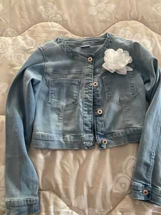 Giacchetto jeans bambina