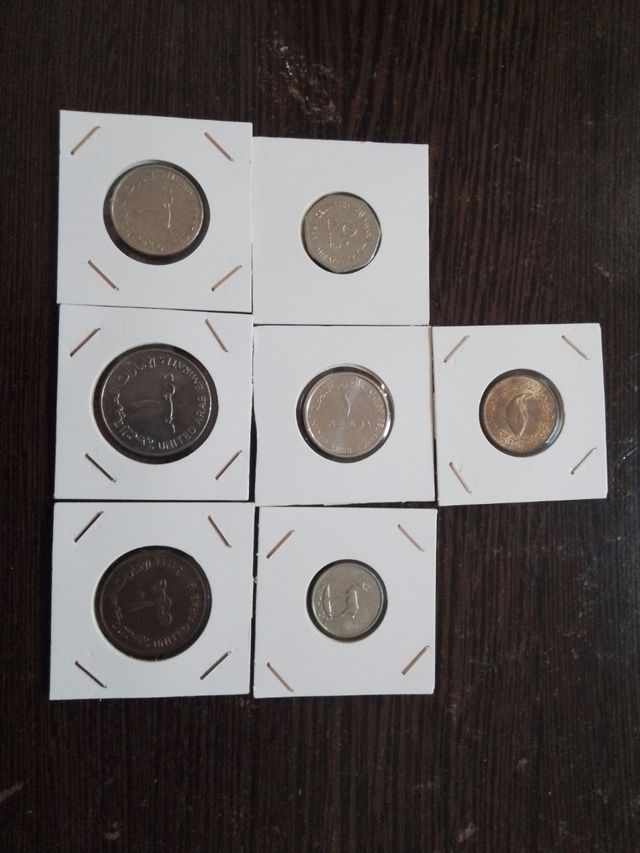 Monedas de Emiratos Árabes Unidos
