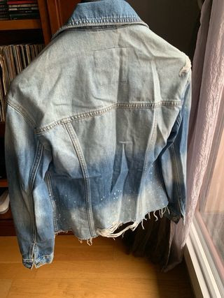 Cazadora vaquera Hollister talla XS oversize