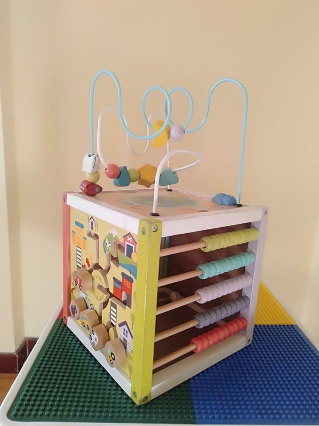 Cubo infantil multifunción madera