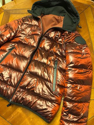 Cazadora acolchada reversible