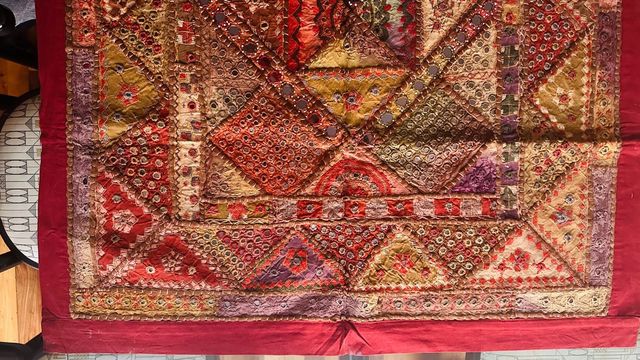 Pannello Mirror works paillettes e specchietti