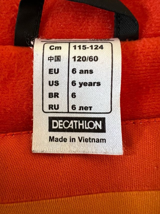 Pantalon y chaqueta de esqui